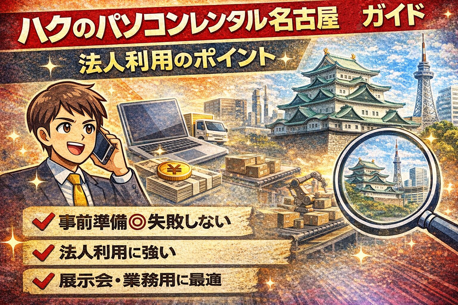 ハク パソコンレンタル名古屋