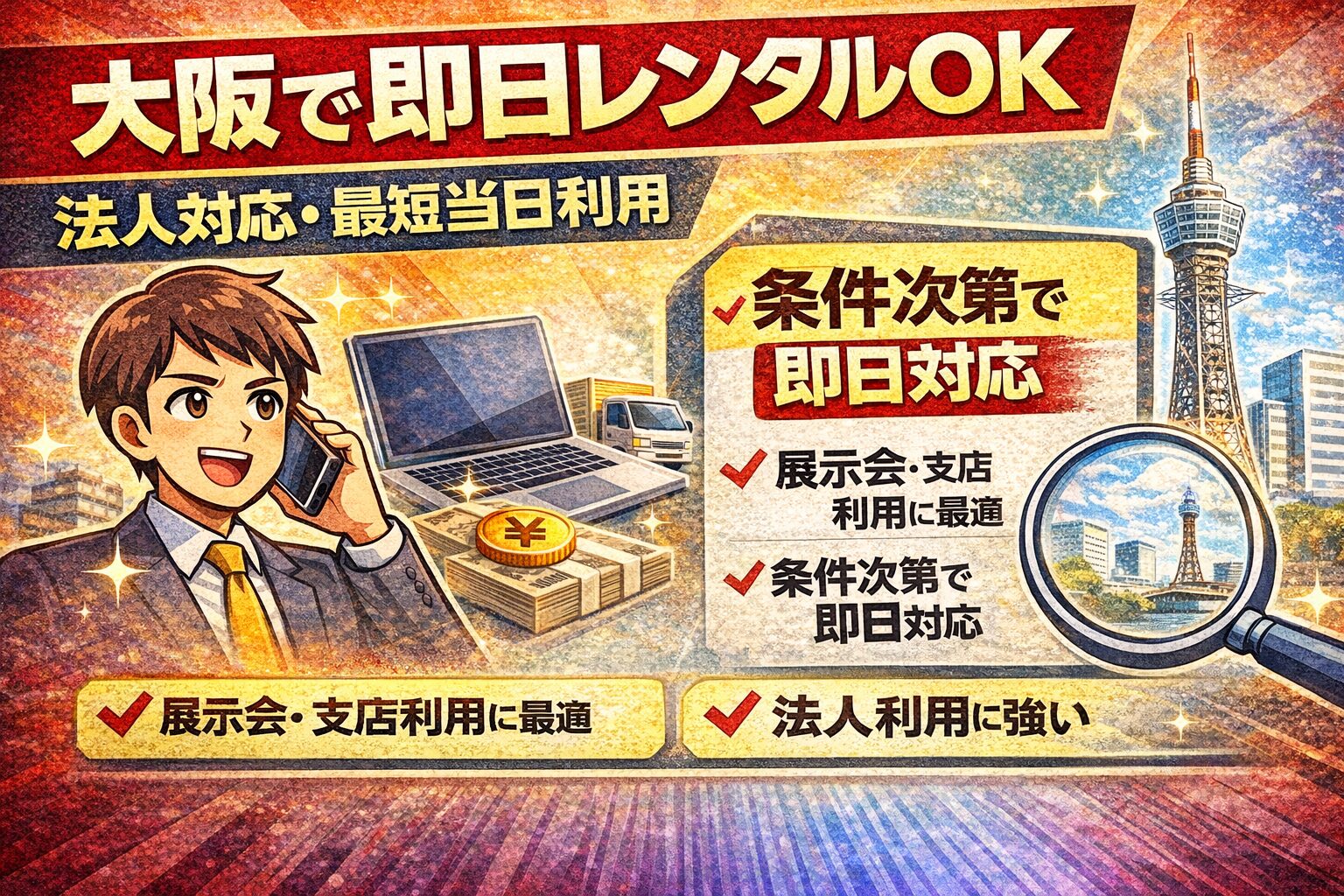 ハク パソコンレンタル大阪