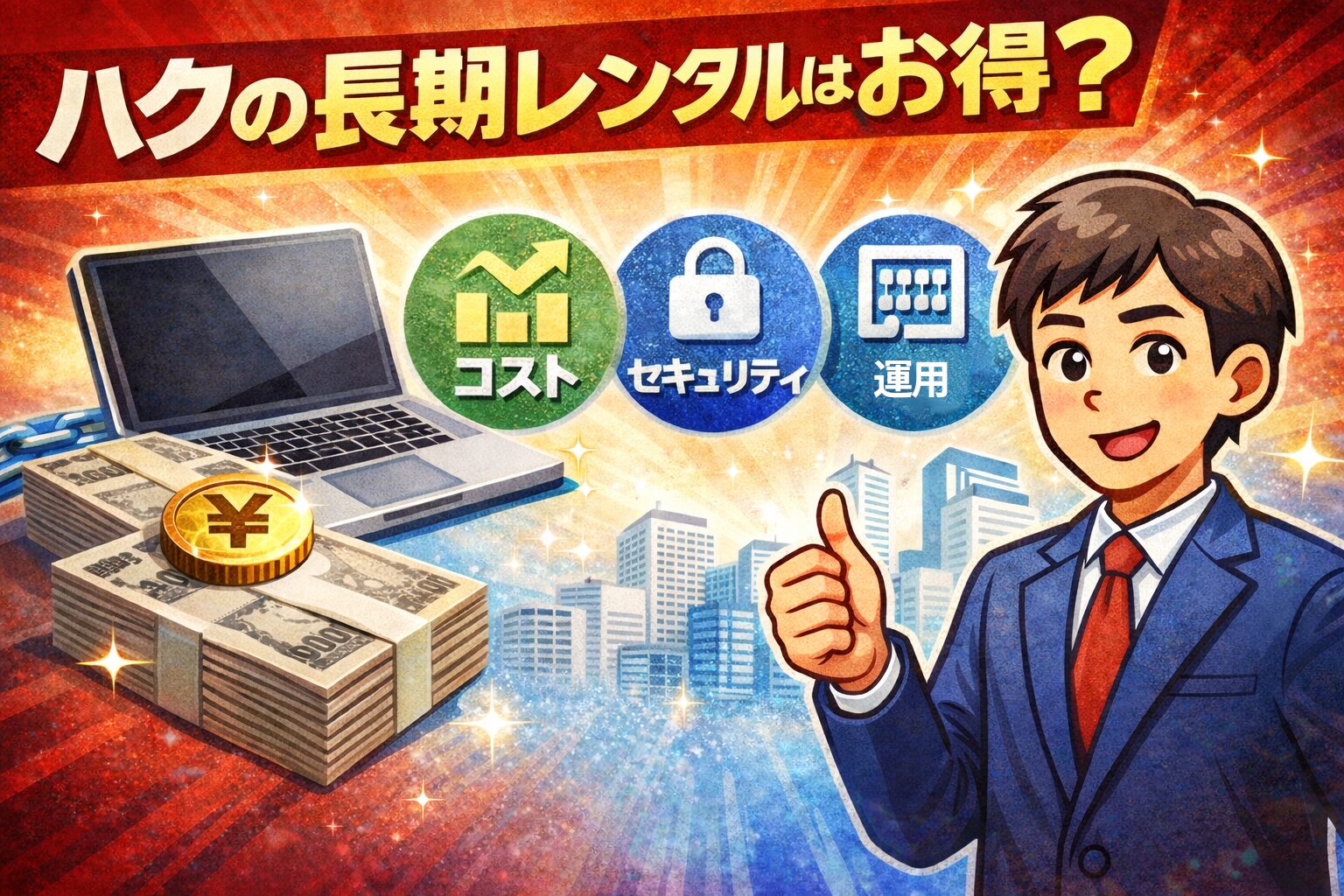 ハク長期レンタルお得